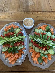 Hummus and Crudite